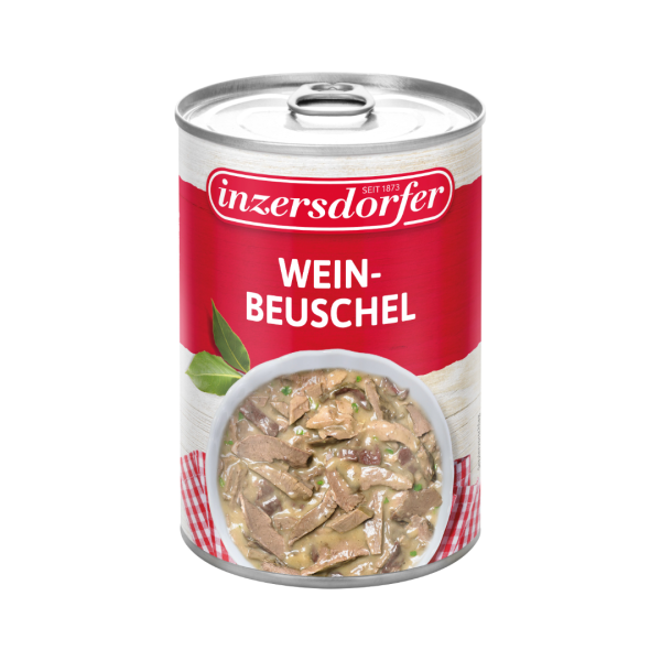 Inzersdorfer Weinbeuschel, 400 Gramm Dose